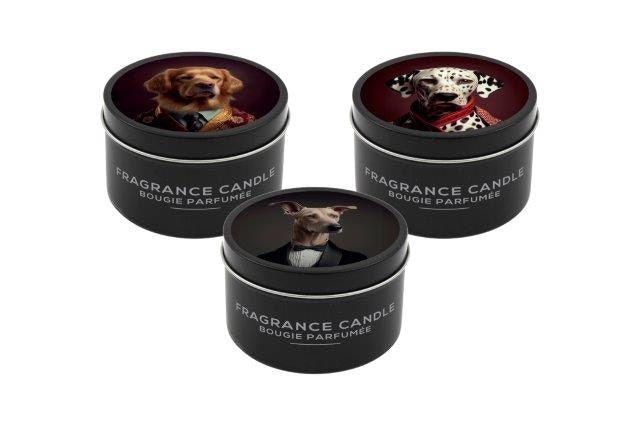 Tin Candle Dog