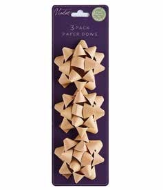 3-pack Bows Kraft