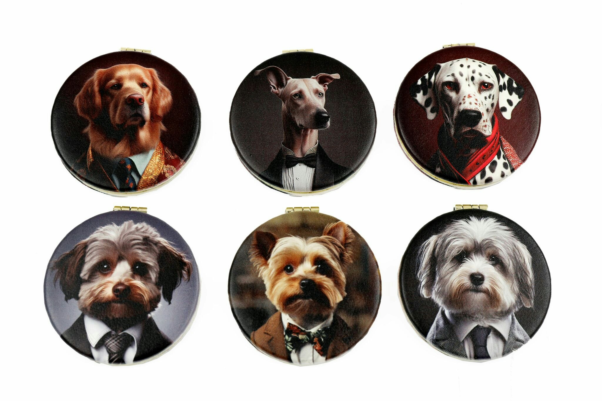 Compact Mirror Dog