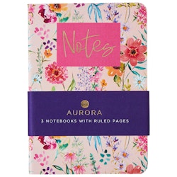 Aurora Notebook A6 3-pack