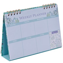 Fresh Blooms Weekly Desk Planner