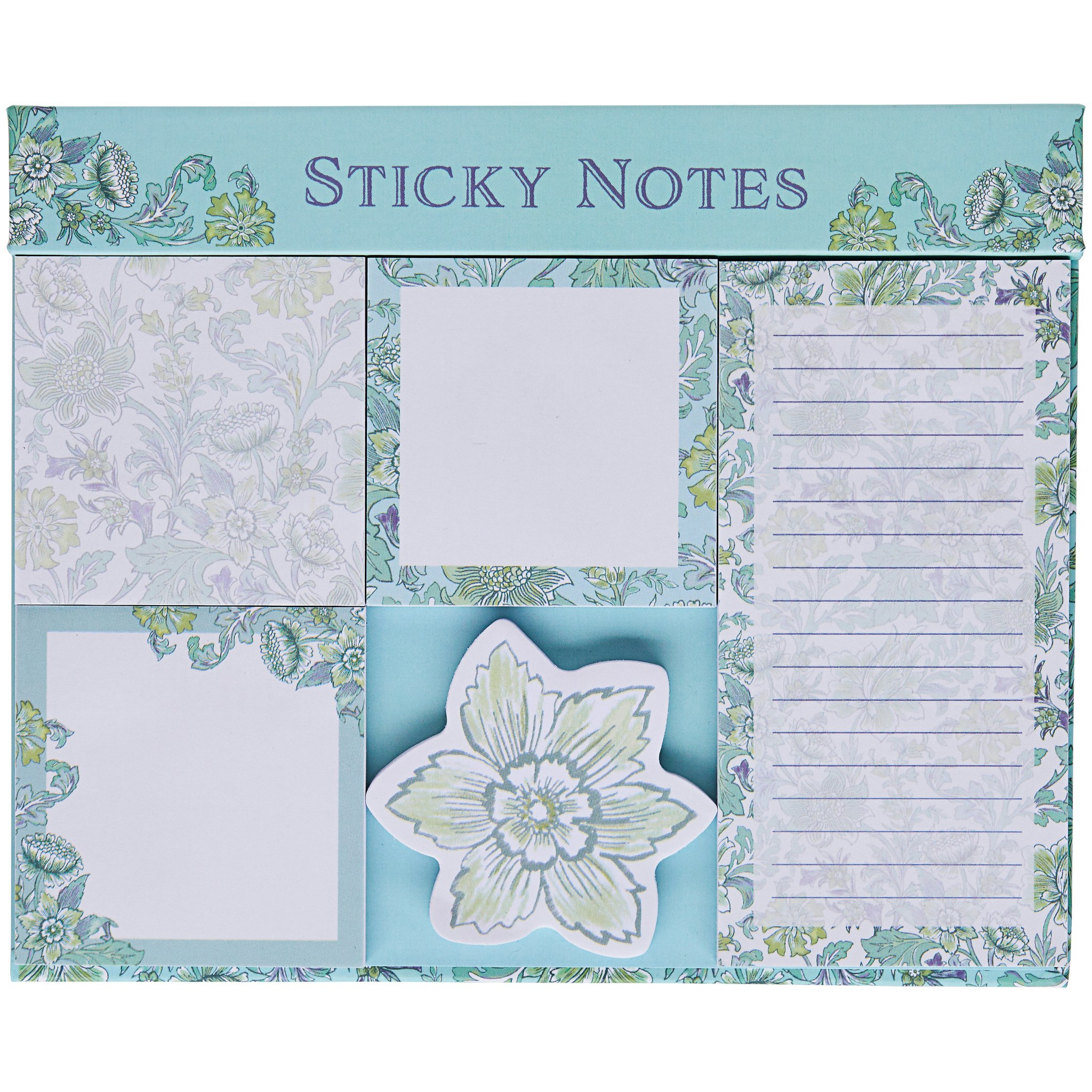 Fresh Blooms Magnetic Sticky Notes