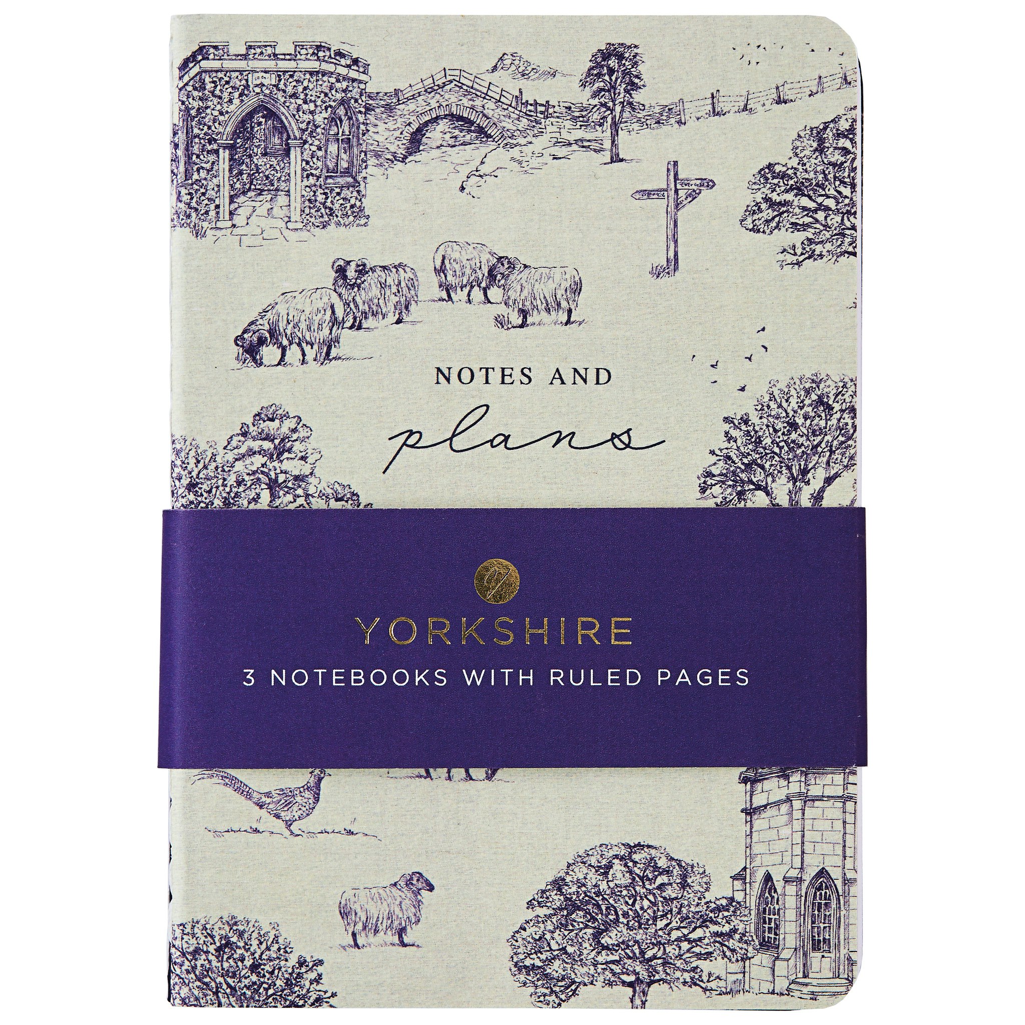 Yorkshire Notebook A6 3-pack