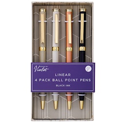 Linear Point Pen 4-pack