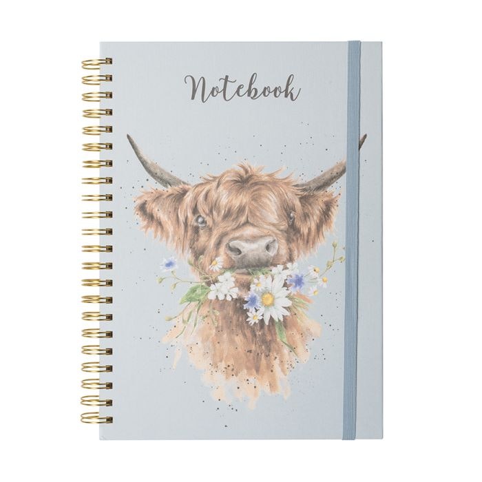 A4 Notebook Highland Cow