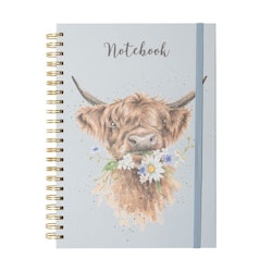 A4 Notebook Highland Cow
