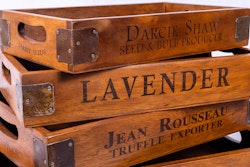 Träbricka Lavender
