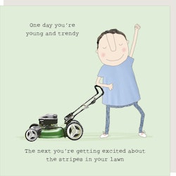 Card Lawn Stripes