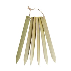 6 Bamboo Plant Markers