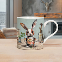 Scrap Rabbit Mug