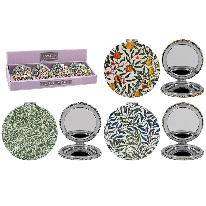 Compact Mirror William Morris