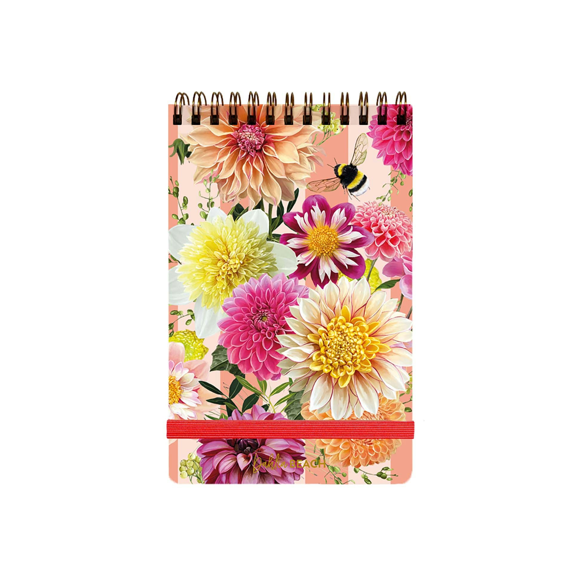 Dahlia Beach - Top Spiral Notepad