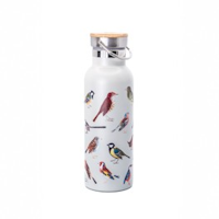 Vintage Birds Metal Water Bottle