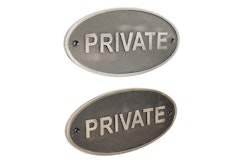 Private Sign