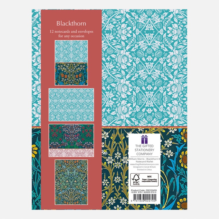 William Morris - Blackthorn Notecard Wallet