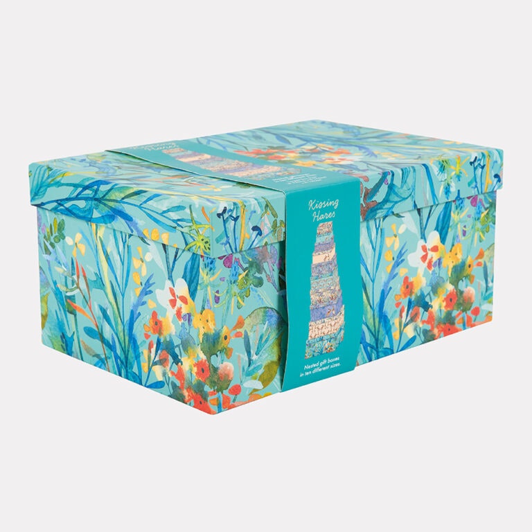 Kissing Hares Nested Boxes