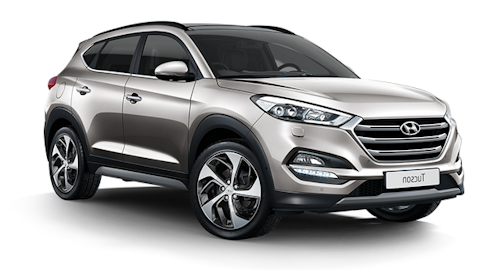 Window tint film for the Hyundai Tucson.