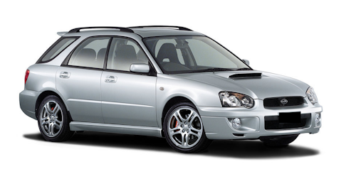 Window tint film for the Subaru Impreza estate.