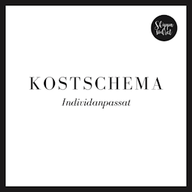 KOSTSCHEMA INDIVIDANPASSAT (UTAN UPPFÖLJNING)
