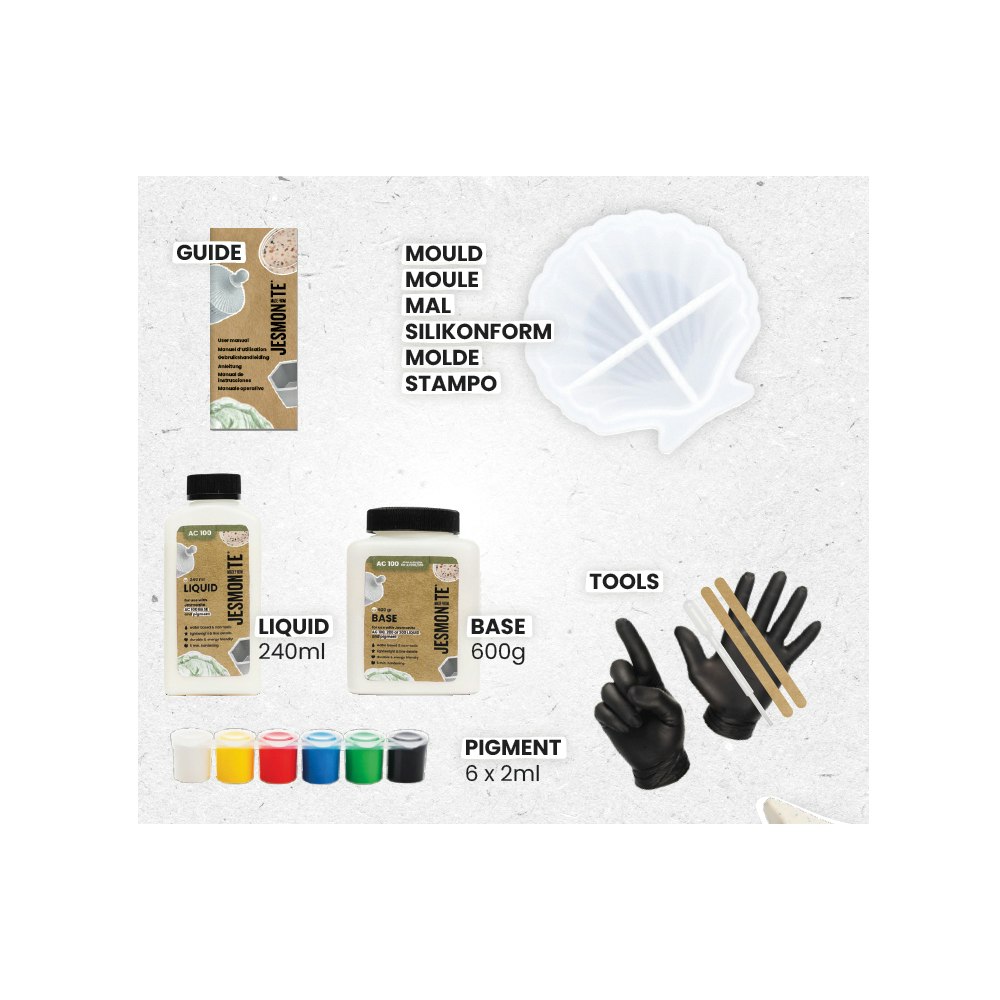 JESMONITE® AC100 Starter Kit: Snäckskal