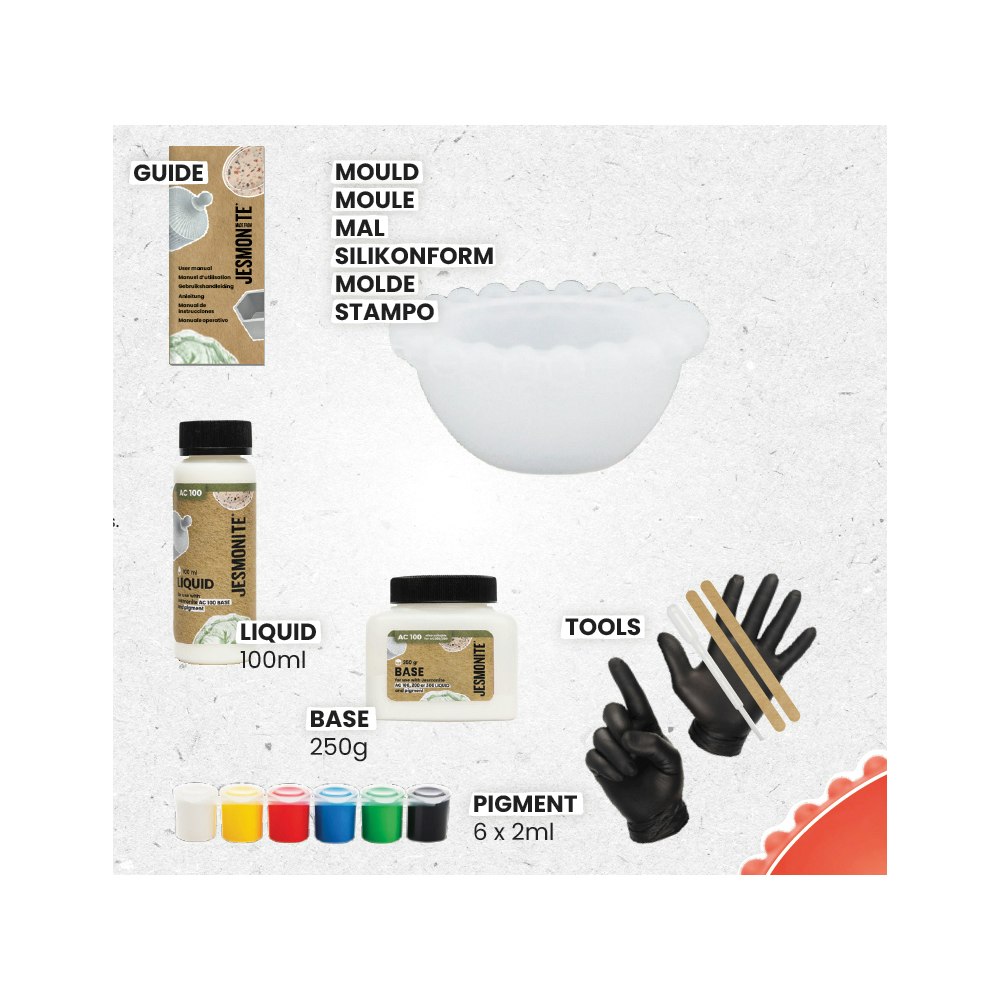 Jesmonite AC100 Start kit - Skål