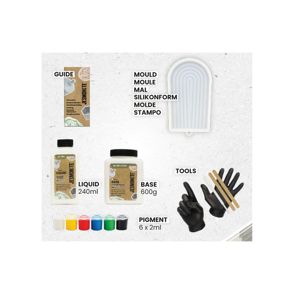 JESMONITE® AC100 Starter Kit- Regnbåge