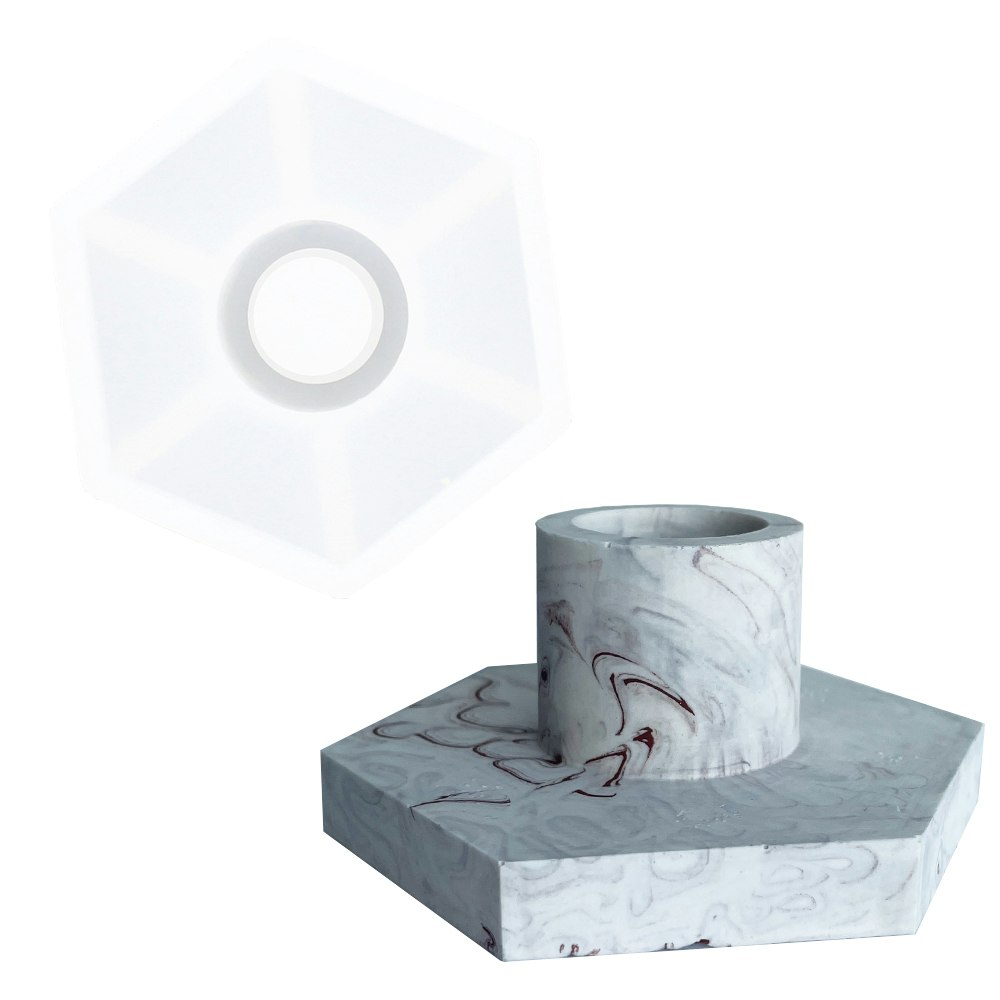 Silikonform ljusstake