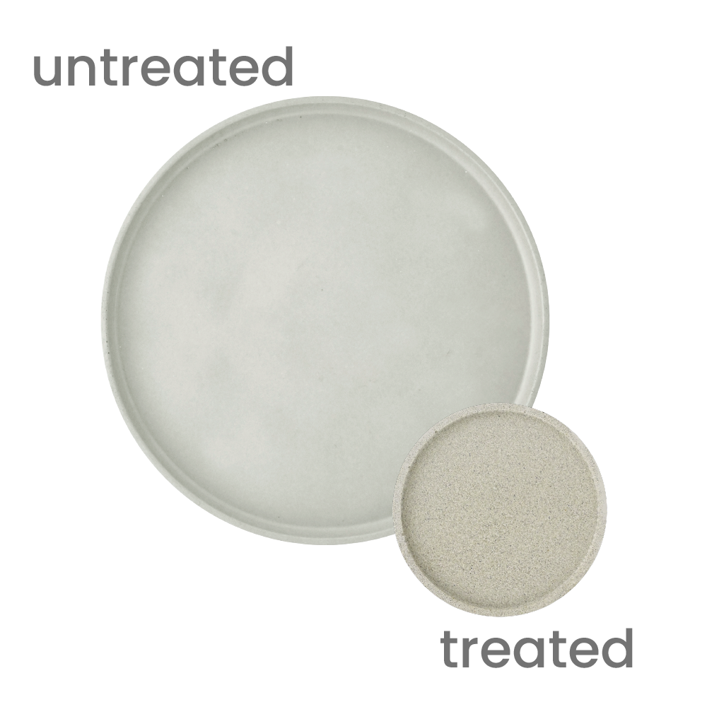 Jesmonite AC730 Portland Stone Hur ser den färdiga produkten ut