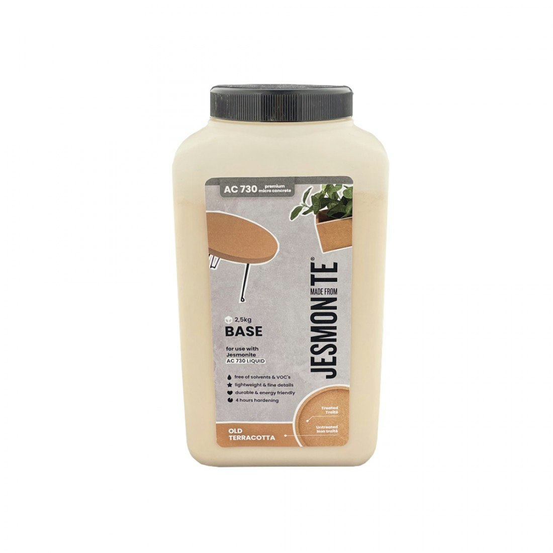 Jesmonite AC730 Old Terracotta 2,5 kg förpackning