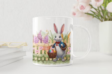 Påskhare  personlig mugg