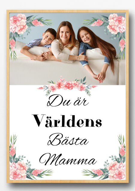 Mors dag poster - Egen bild