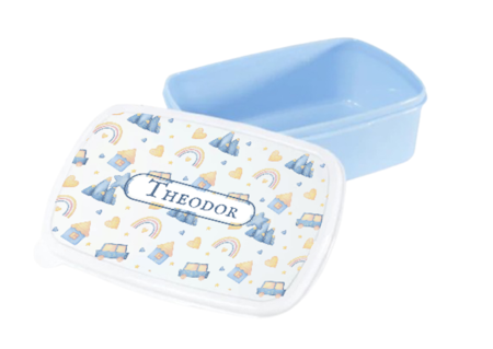 Personlig lunchlåda för barn -matlåda- lunchbox- Bilar