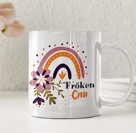 Personlig Mugg till Lärare – Tackpresent med Namn