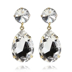 Perfect Drop Earrings / Crystal