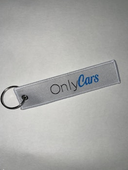 Nyckelring - OnlyCars ( vit )