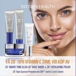 Få Zo vitamin -C vid köp av Daily sheer-solskydd + polish
