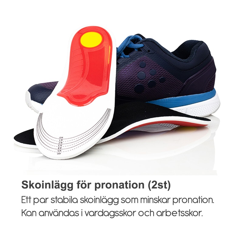 Pronation - Paket med fyra par skoinlägg (399 kr) - Fotbutiken.se