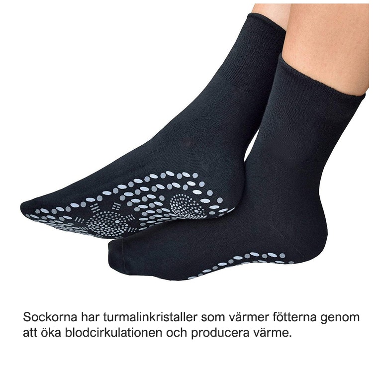 Värmande sockor (turmalin) - Fotbutiken.se