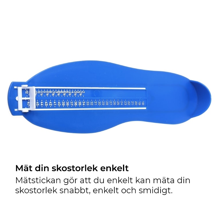 Fotmätare (mätsticka fot) - Mät din skostorlek enkelt (149 kr) -  Fotbutiken.se