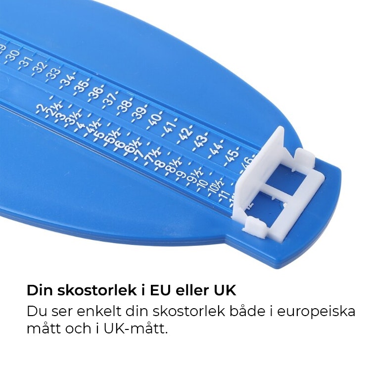 Fotmätare (mätsticka fot) - Mät din skostorlek enkelt (149 kr) -  Fotbutiken.se