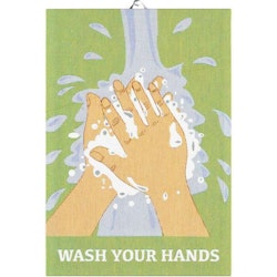 Handduk WASH  YOUR HANDS
