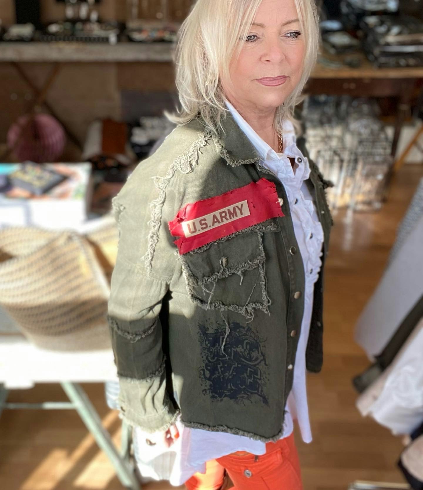 SOLD ♥️ Redesigned Jacket PEACE ☮️