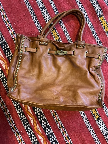 Leather Bag Cognac