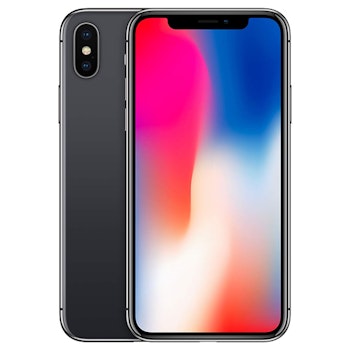 Apple iPhone X, 64GB, svart, olåst. Begagnad