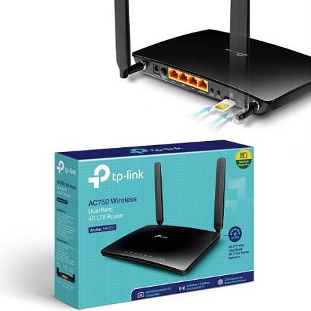 TP-Link MR200 4G LTE WiFi router - Telebyrån - Telefoner, surfplattor &  tillbehör till låga priser.