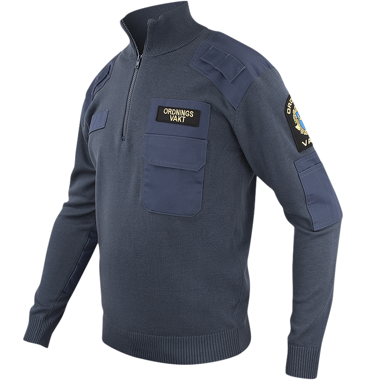 Texstar Ordningsvakt Natotröja med ½ zip & krage - ON02 Unisex