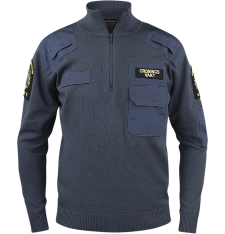 Texstar Ordningsvakt Natotröja med ½ zip & krage - ON02 Unisex