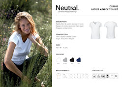 Neutral Ladies´ V-Neck T-Shirt