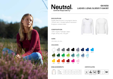 Neutral Ladies´ Long Sleeve T-Shirt