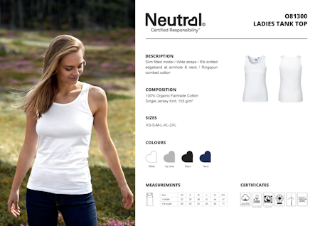 Neutral Ladies´ Tank Top